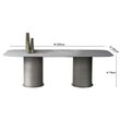 Prestige Marble Pedestal Dining Table - Variation Available